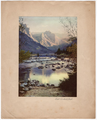 Grand Canon and Lower Falls of the Yellowstone